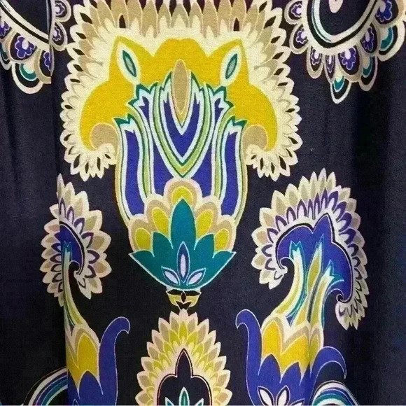 Laundry by Shelli Segal Shift Dress Size 6 Three Quarter Sleeve Square Neck - Picture 13 of 13